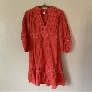 Anthropologie Boho Akemi + Kin Coral Dress sz XS